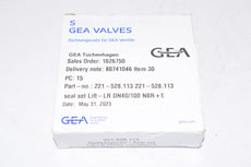 NEW GEA VALVES 221-528.113 Seal Set LIFT LR DN40/100 BUNA+E