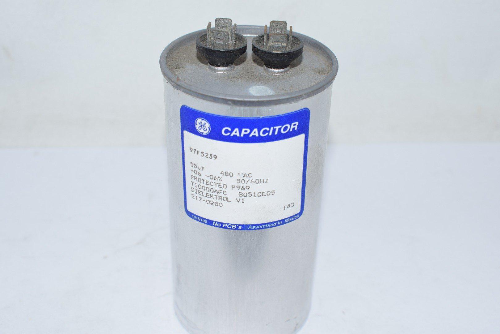 NEW GENERAL ELECTRIC GE DIELEKTROL 97F5239 CAPACITOR 55 UF