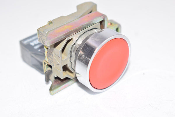 NEW General Purpose Red Push Button Switch W/ Schneider Electric ZBE-1 ...
