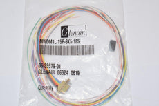 NEW Glenair MWDM1L-15P-6K5-18S Cable Assembly Insulated Wire 0.457m 26AWG Micro D-Subminiature