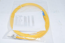 NEW Gruber 17-830901-002MY Fiber Jumper, SM/Dx, SC/ST, OS2, 3mm OFNR, YEL - 002M