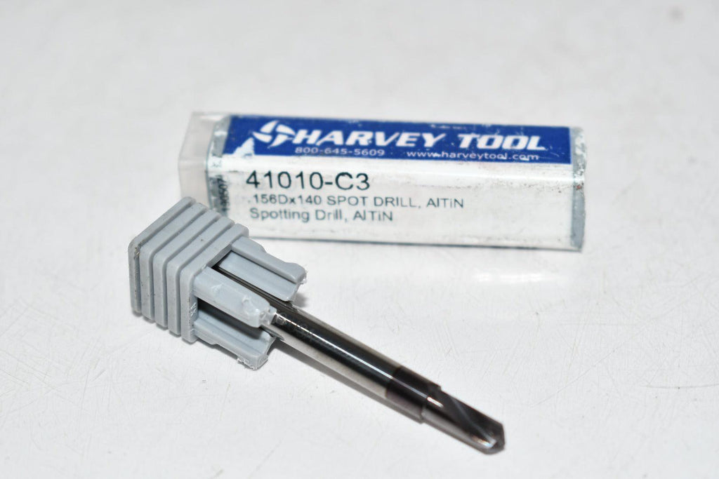 NEW Harvey Tool 41010C3 5/32'' 140 Deg Carbide Spotting Drill VB