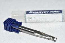 NEW Harvey Tool 69916 1/4'' Carbide Corner Radius & Corner Chamfer End Mill for Plastics