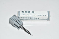 NEW Harvey Tool 835925-C3 0.0250'' AlTiN Coated Carbide Miniature Ball Deburring End Mill