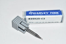 NEW Harvey Tool 835925-C3 0.0250'' Miniature End Mills - Ball - Stub & Standard