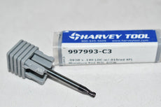 NEW Harvey Tool 997993-C3 3/32'' 0.0150'' Radius AlTiN Coated Carbide Corner Radius End Mill