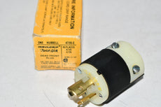 NEW Hubbell 4720C Twist Lock Plug 3 Wire 15A 125V Grounding NEMA L5-15P