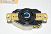 NEW Hubbell HBL2620 30A 250V Twist-Lock Black Nylon Single Flush Receptacle