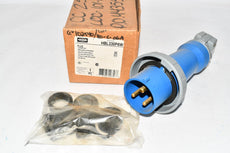 NEW Hubbell HBL330P6W Pin and Sleeve IEC Plug, 2 Pole, 3 Wire, 30 amp, 250V, Watertight