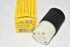 NEW Hubbell HBL5269C Connector, 15 amp, 125V, 5-15R, Black/White