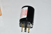 NEW Hubbell HBL7485 Locking Plug, Std, 15 A, Ml-3P, Black