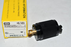 NEW Hubbell HBL7485V AC Plug NEMA ML-3R Male Black