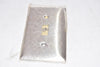 NEW Hubbell Stainless Steel Single Gang Toggle Switch Wall Plate SS1 (1)