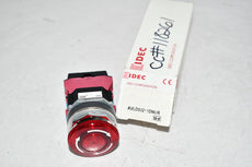 NEW IDEC AVLD32211DNUR Emergency Stop Switches / E-Stop Switches 30mm Estop Turn 24V 1NO1NC Red