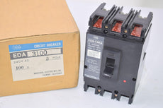 NEW IEM EDA-14KA, EDA3100 Industrial Circuit Breaker 240 VAC 100 Amp 3 Pole Unit 40 DEG C