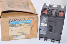 NEW IEM EDA 2100N EDAN Non-Auto Circuit Breaker 240V AC 2 Pole 100 AMP