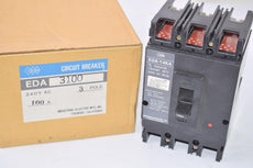 NEW IEM EDA3100, EDA-14KA 3 Pole Circuit Breaker 240V 100 Amp 40 DEG C