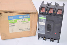 NEW IEM FSA 3125, FSA-18KA 3 Pole 125 AMP 480V Circuit Breaker