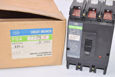 NEW IEM FSA3125 FSA-18KA Circuit Breaker 125 AMP 480V AC 3Pole