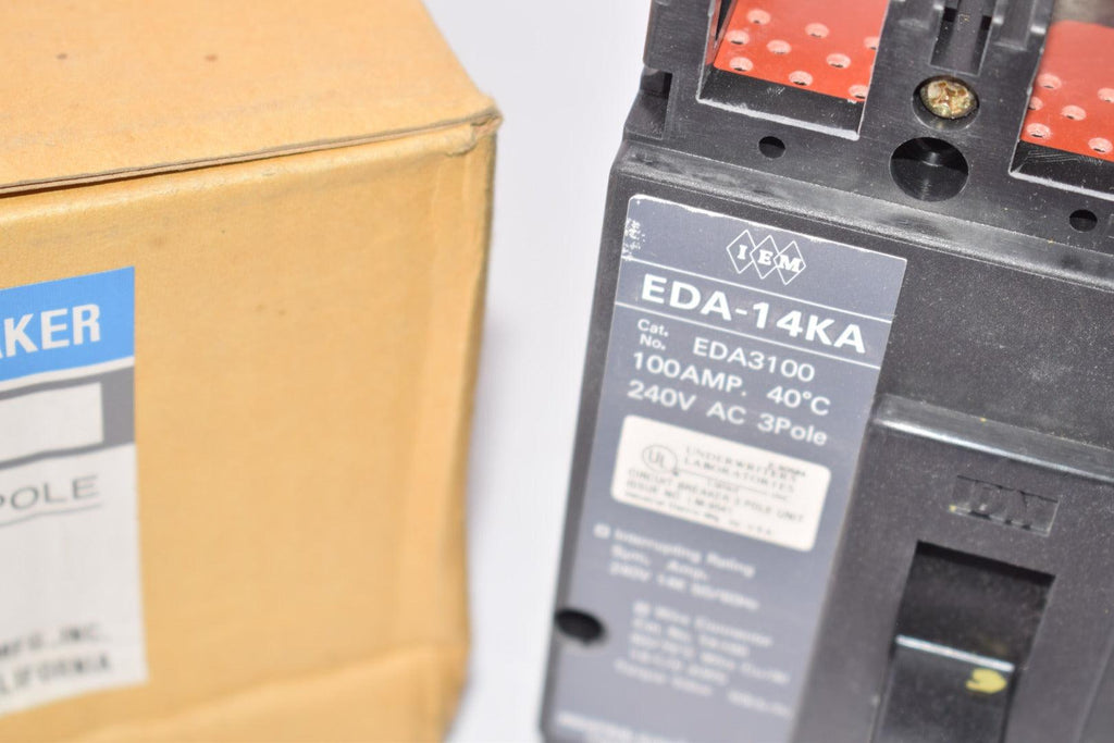 NEW Industrial Electric MFG IEM EDA3100 EDA14KA 100A 240 VAC 3 Pole