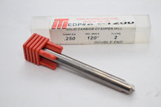 NEW Internal Tool 64-1200 Carbide Chamfer Mills 2 Flute Double End 0.0600 LOC 2FL 120 deg. 0.250'' Shank
