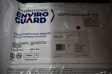 NEW INTERNATIONAL ENVIROGUARD GAMMAGUARD CE11013CIS COVERALL WITH TUNNELIZED ELASTIC WRIST Size Small