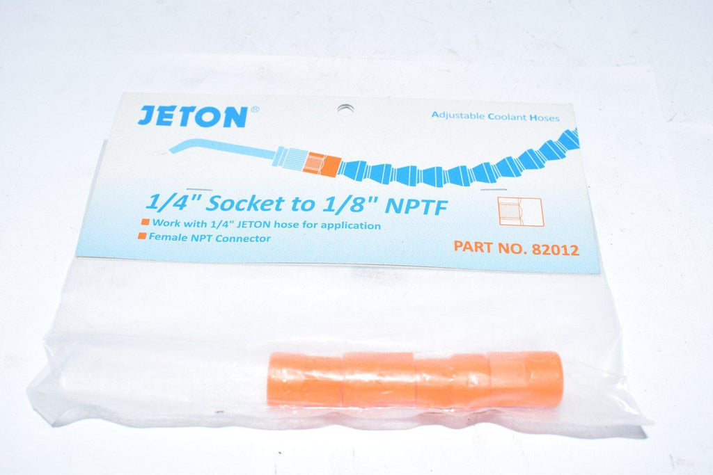 NEW JETON 1/4'' Socket to 1/8'' NPTF, pack of 4, 82012 Flex Coolant Hose