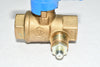 NEW Jomar Valve T-203 Series Flare Ends Ball Valve w/Side Tap 600 PSI 5J-BRS 1/2''
