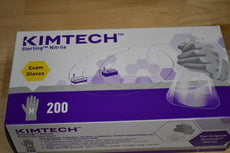 NEW Kimtech Kimberly Clark Nitrile Gloves Sterling 50707, 200 per Box Med