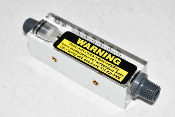 NEW King Instrument 7510212A-11 FLOW METER INLINE 1/4 INCH FNPT PORT B ...
