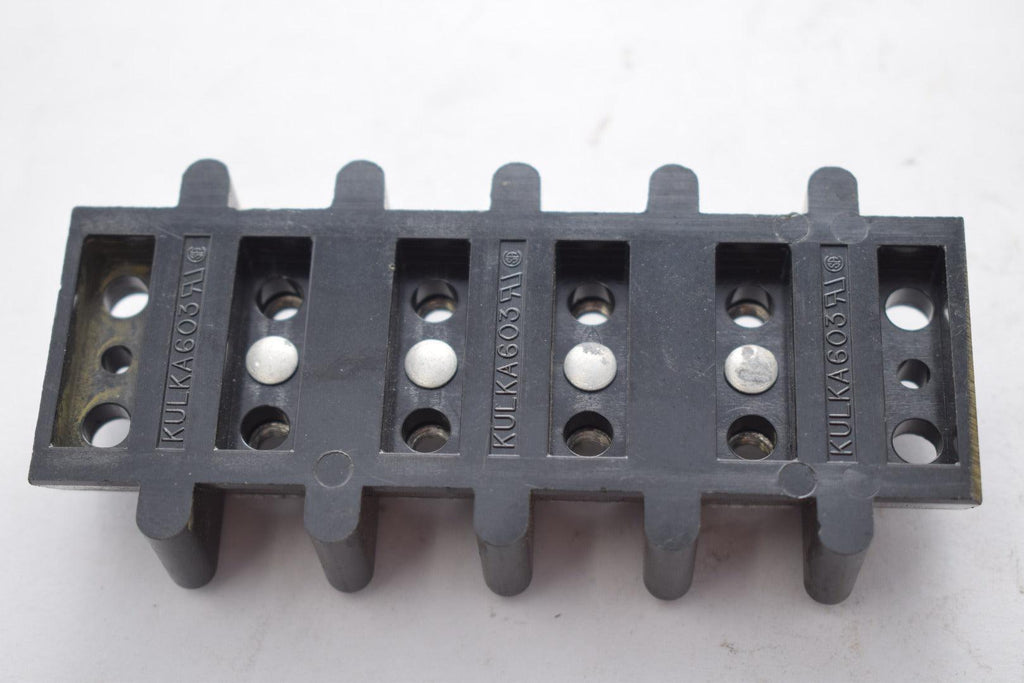 NEW Kulka 4 Position Barrier Terminal Block 603 KULKA603 No Screws