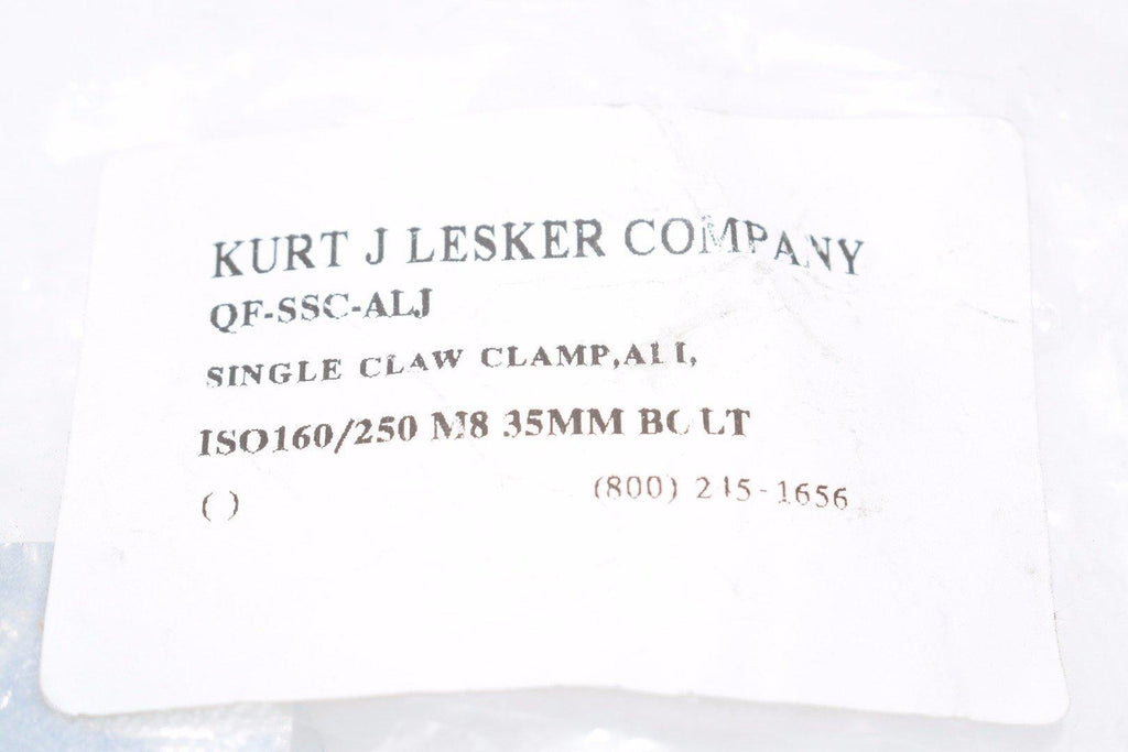 NEW Kurt Lesker QFSSCALJ ISO Single Claw Clamp