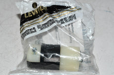 NEW Leviton 4779-C Twist-Locking Socket, 15A/277VAC, 10-18AWG, Screw Terminal, Black & White Series