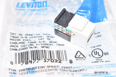 NEW Leviton GigaMax 5E QuickPort Connector 5G108-R, Snap-In Jack