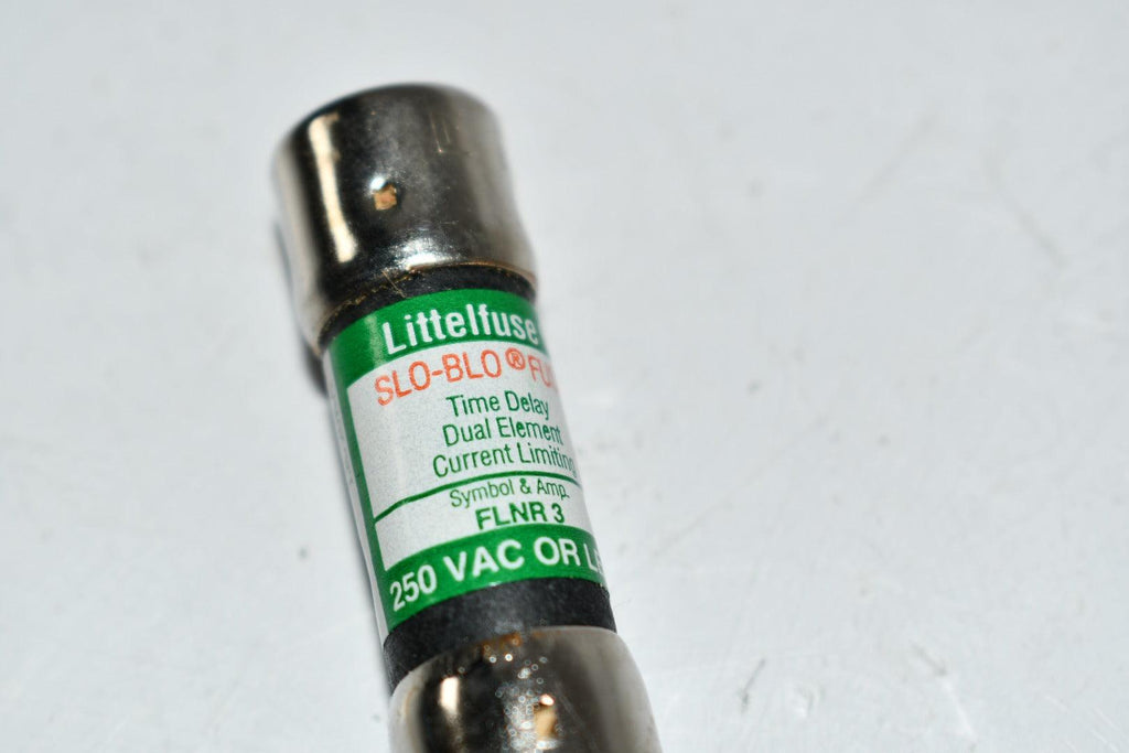 NEW LITTELFUSE FLNR-3 3 AMP TIME DELAY DUAL-ELEMENT TIME-DELAY FUSE ...