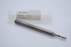 NEW LMT Belin 117317 2809276 1/8'' Ballnose Bit Carbide End Mill
