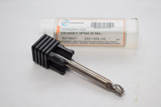 NEW LMT-Onsrud WAM2641309 Carbide End Mill 3/16 3F SE 1/4FL UNC 2INOAL