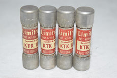 NEW Lot of 4 Limitron KTK-10 Fast Acting Fuses