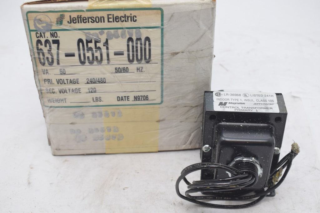 NEW MagneTek 637-0551-000 Control Transformer 240/480V 120 Sec Voltage