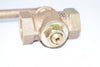 NEW MCD 25G 2-WAY BRONZE MANUAL PLUG VALVE 3/4''