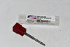 NEW MELIN TOOL AMG-404-MB End Mill, Carbide, GP, Ball, 1/8'' x 3/4, Overall Length: 2-1/4''