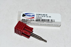 NEW MELIN TOOL CCMG-402-B Carbide GP End Mill Ball 1/16''X3/16, Number of Flutes: 4
