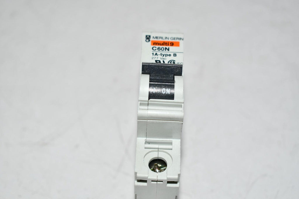 NEW Merlin Gerin E90509, Circuit Breaker, C60n, 1A, Type B, 480Vac