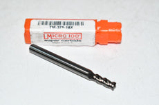 NEW Micro 100 TM-375-16X 3/8-16 3/4'' LOC 4 Flute Carbide Helical Flute Thread Mill