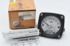 NEW MIDWEST INSTRUMENT 120-SA-00-OO-30P Differential Pressure Gauge: 0 to 30 psid, Back, 1/4 in NPT Female, 120
