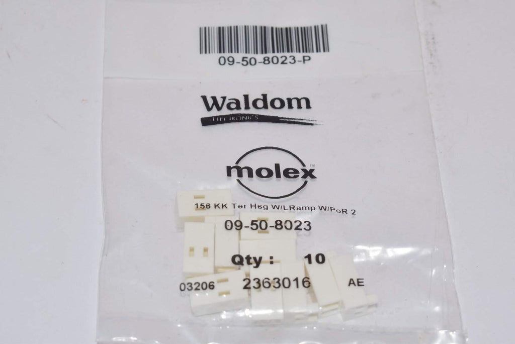 NEW Molex 09-50-8023P Connector Housing, 2578 Series Crimp Contacts, Pack of 10