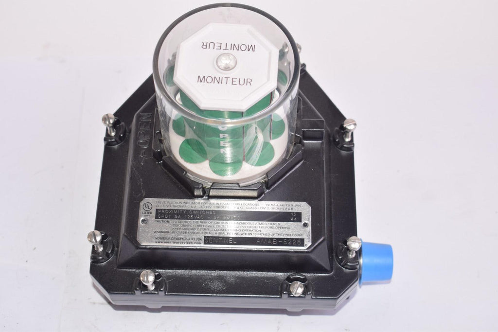 Sentinel Power Amp Module NEW Moniteur Devices Sentinel AMAB-5228 Valve Position Indicator 3 AMP ...