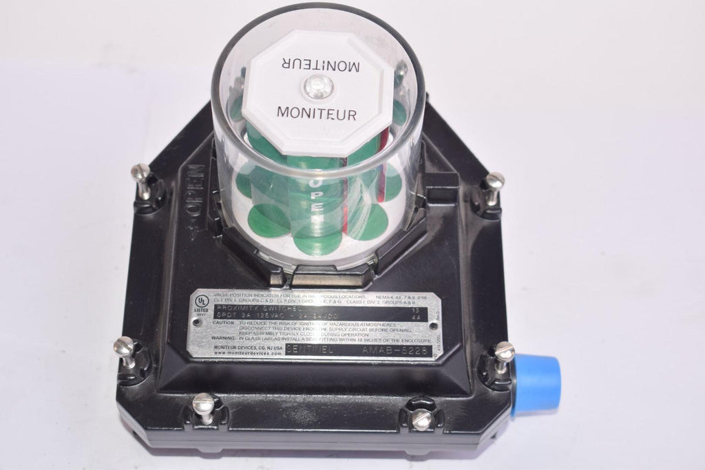 Sentinel Power Amp Module NEW Moniteur Devices Sentinel AMAB-5228 Valve Position Indicator 3 AMP ...