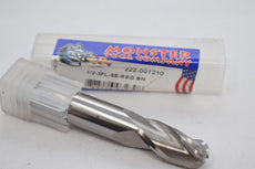NEW MONSTER 222-001210 End Mill, 1/2 in.3 Flutes, Bright Carbide