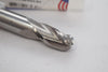 NEW MONSTER 222-001210 End Mill, 1/2 in.3 Flutes, Bright Carbide